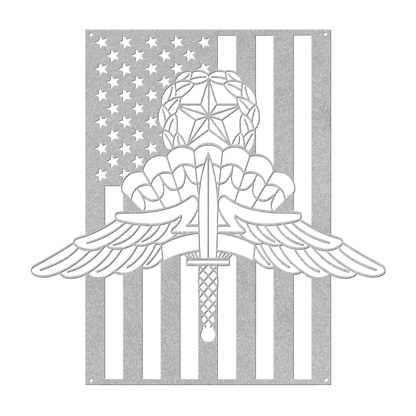 Military Freefall Jumpmaster Wings | Halo Badge Tribute - MAIKERU STUDIO