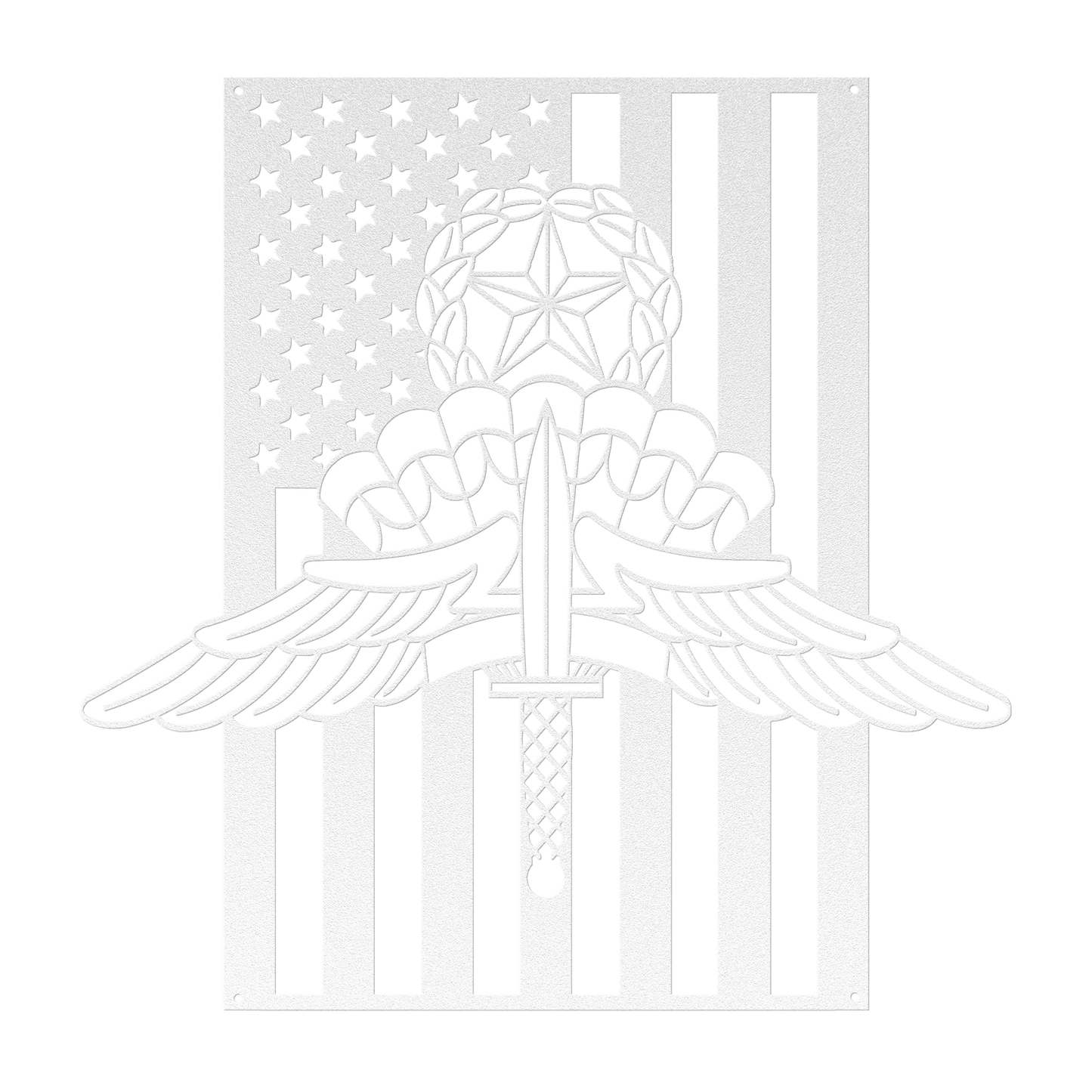 Military Freefall Jumpmaster Wings | Halo Badge Tribute - MAIKERU STUDIO