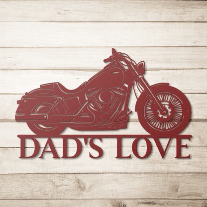 Motorbike Metal Wall Art - MAIKERU STUDIO