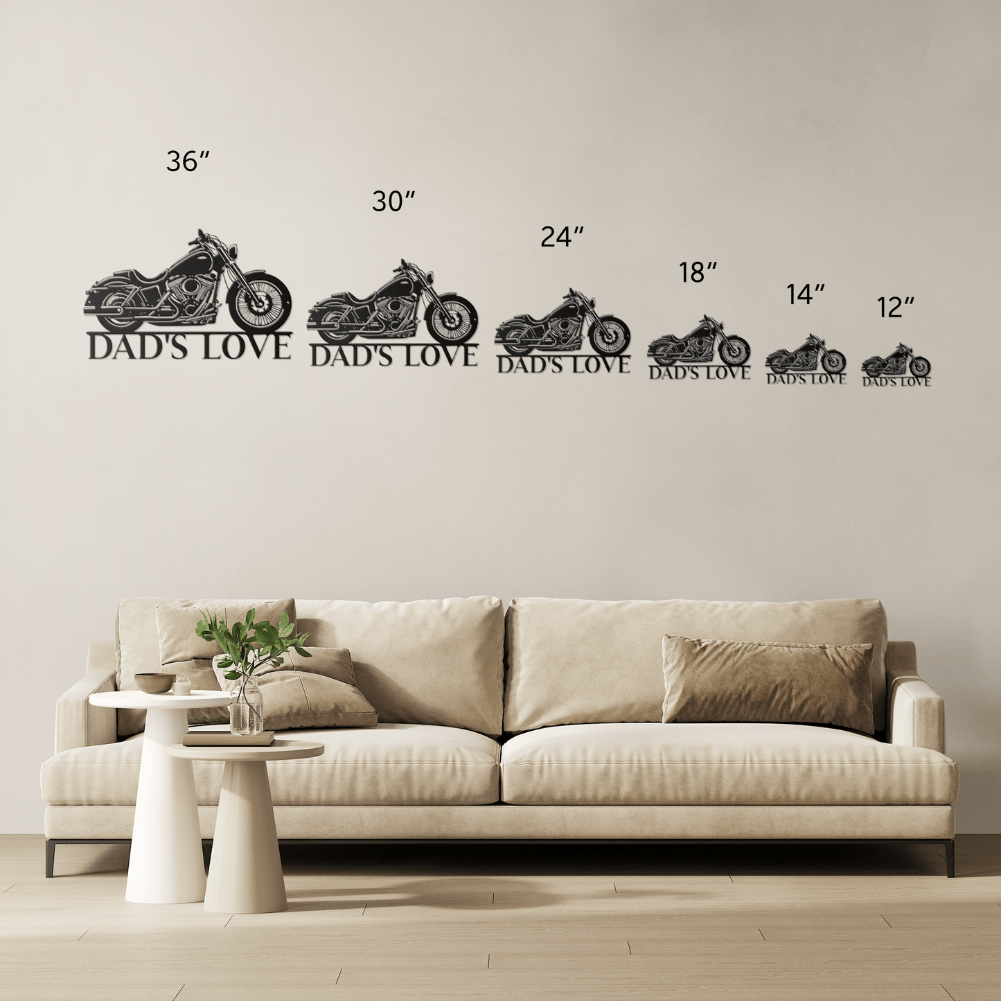Motorbike Metal Wall Art - MAIKERU STUDIO