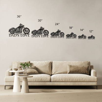 Motorbike Metal Wall Art - MAIKERU STUDIO