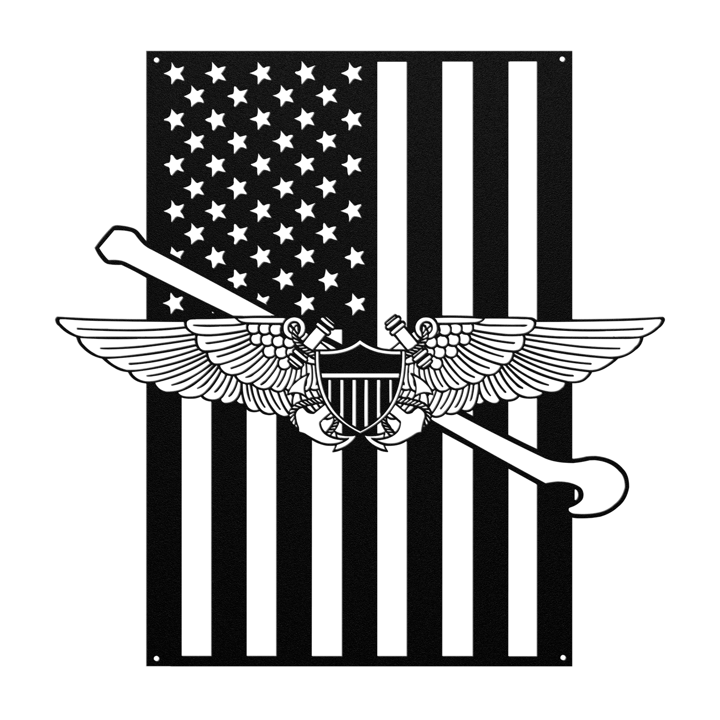 NFO Tailhook Wings | American Flag Tribute - MAIKERU STUDIO
