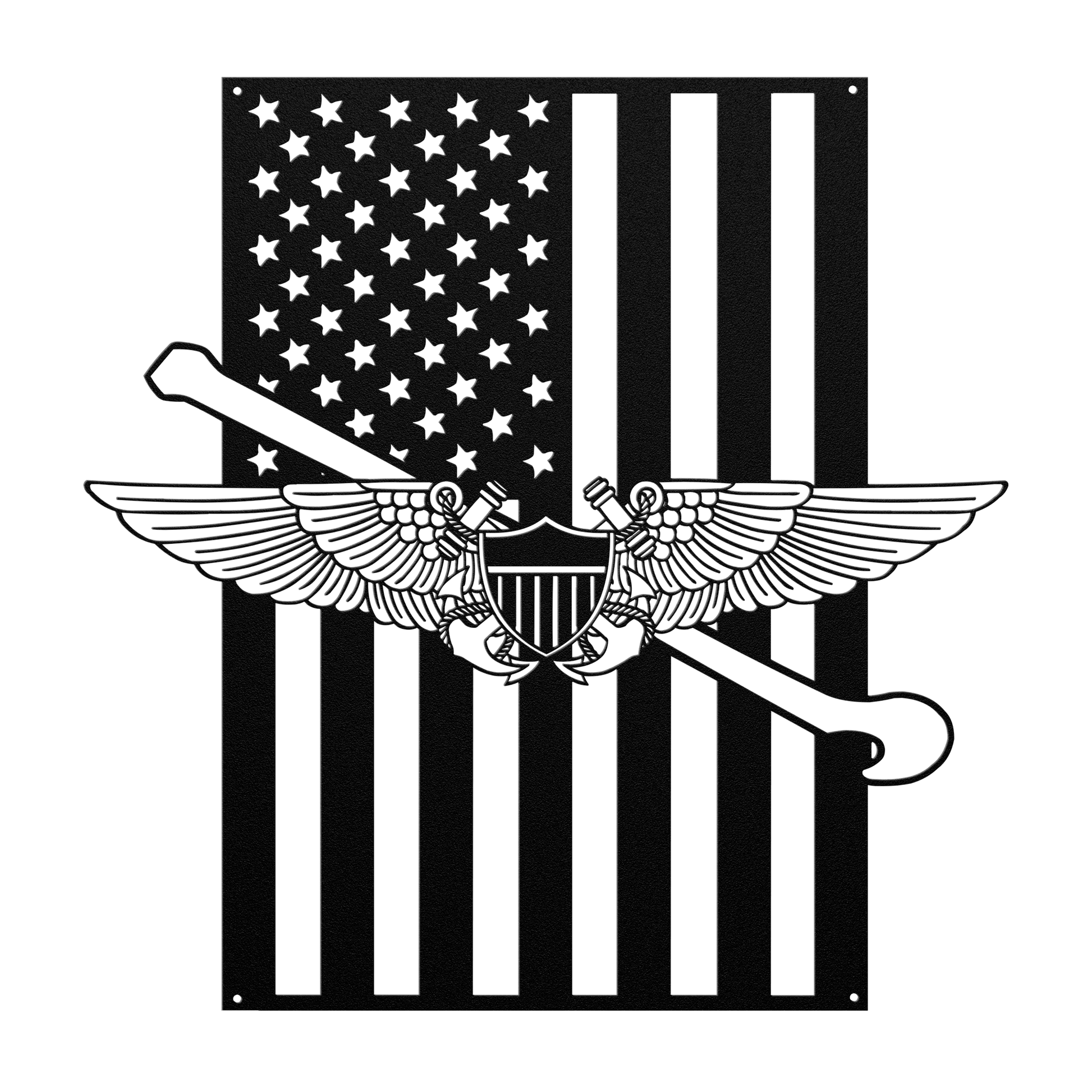 NFO Tailhook Wings | American Flag Tribute - MAIKERU STUDIO