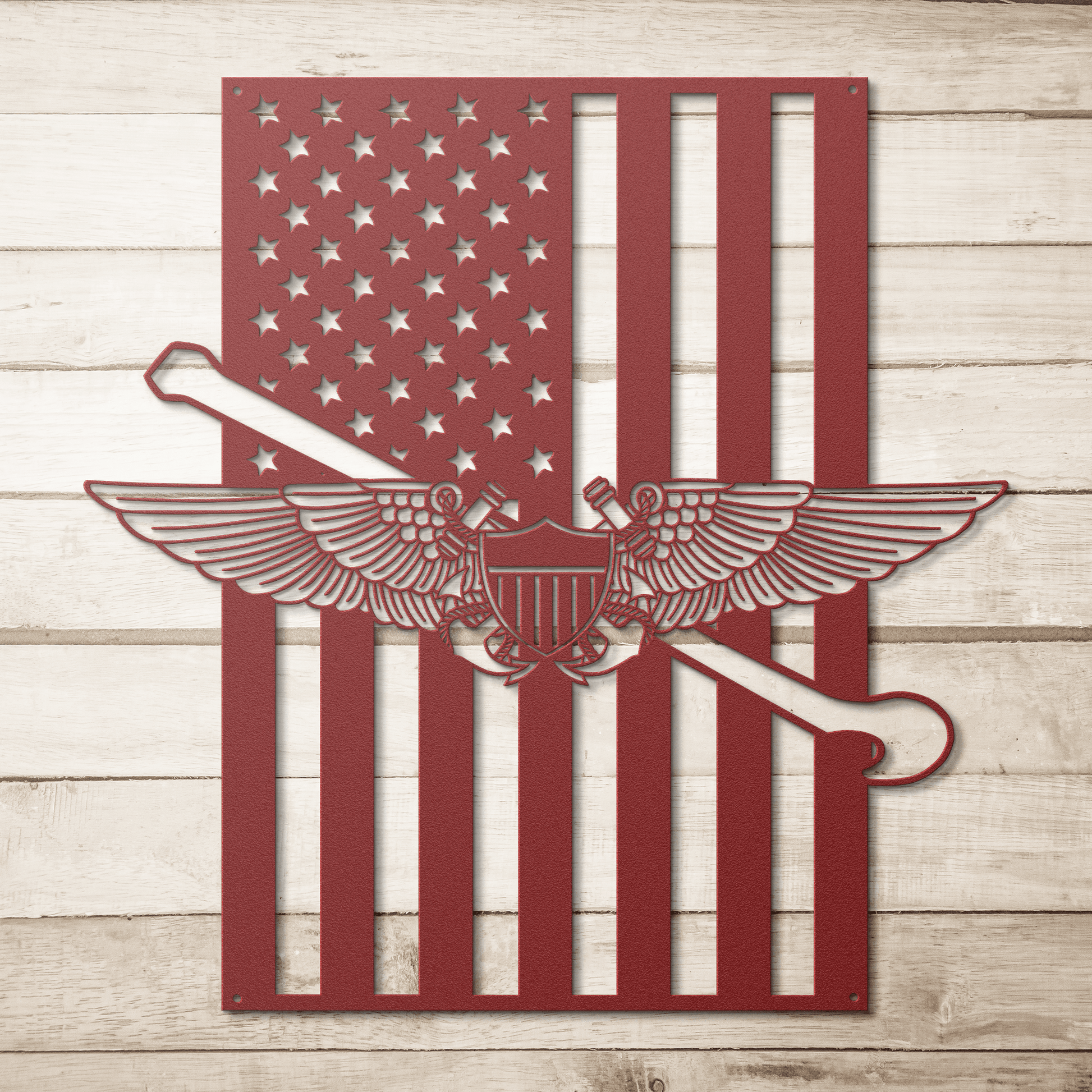 NFO Tailhook Wings | American Flag Tribute - MAIKERU STUDIO