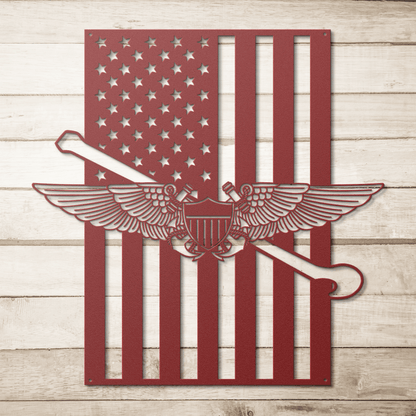 NFO Tailhook Wings | American Flag Tribute - MAIKERU STUDIO