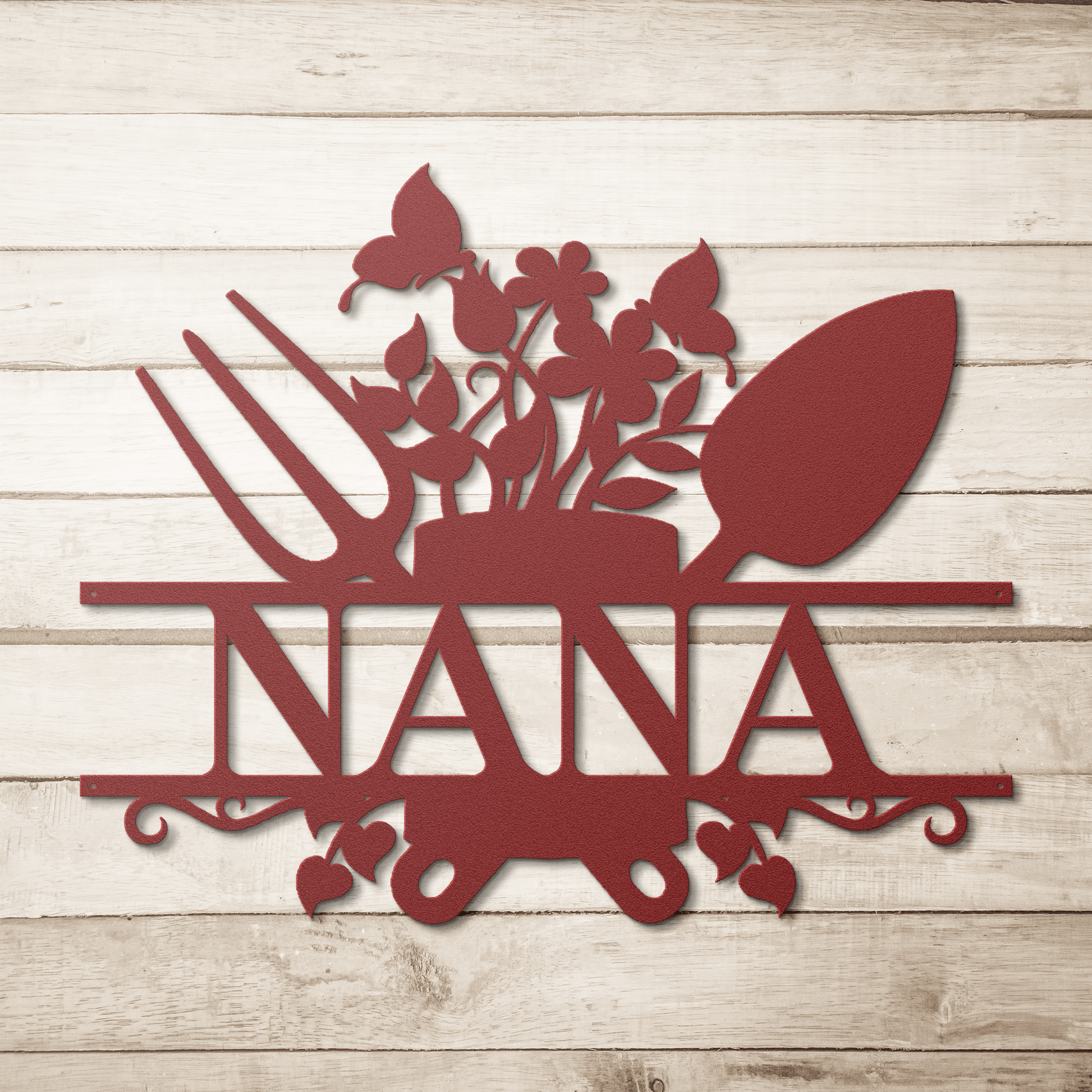 Nana Garden Sign Metal Wall Art - MAIKERU STUDIO