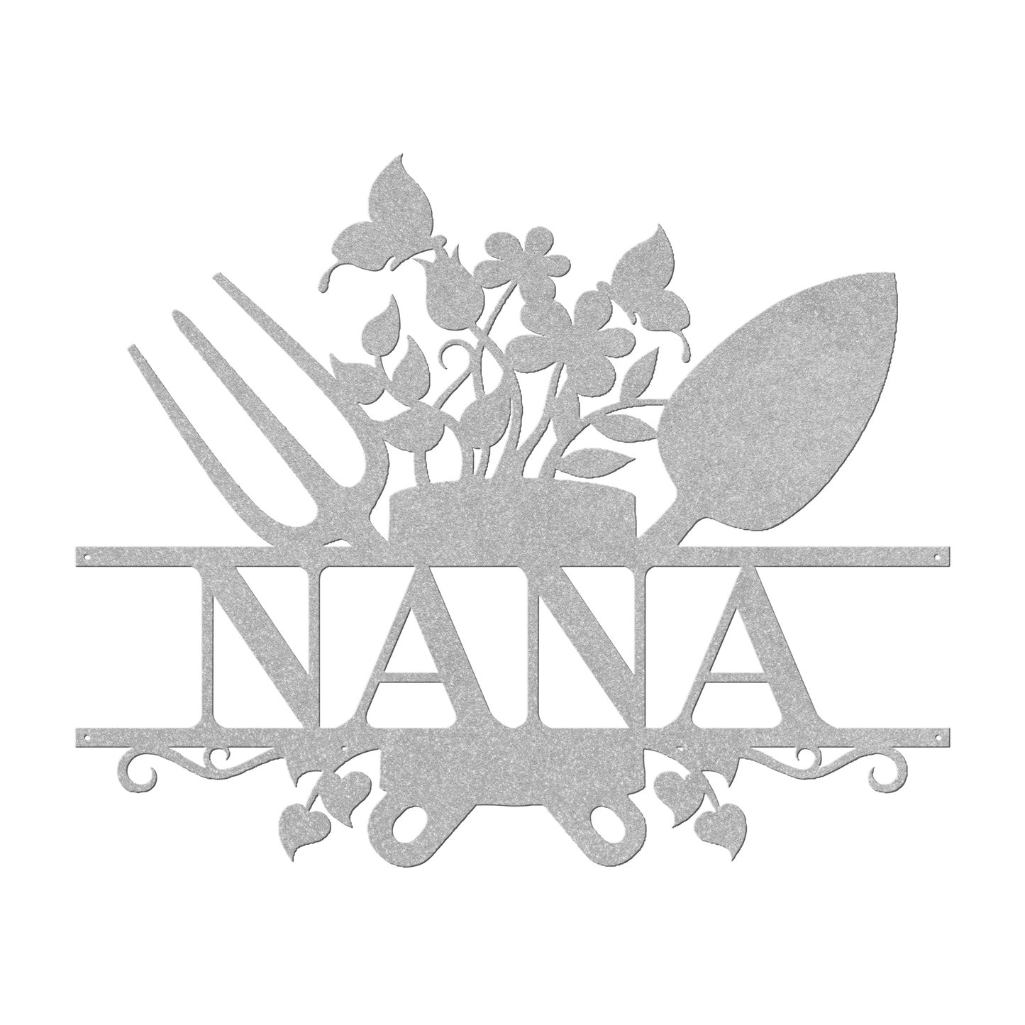 Nana Garden Sign Metal Wall Art - MAIKERU STUDIO