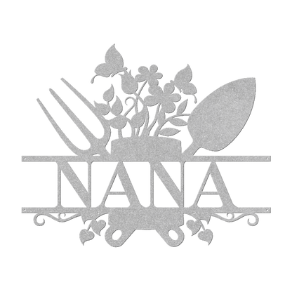 Nana Garden Sign Metal Wall Art - MAIKERU STUDIO