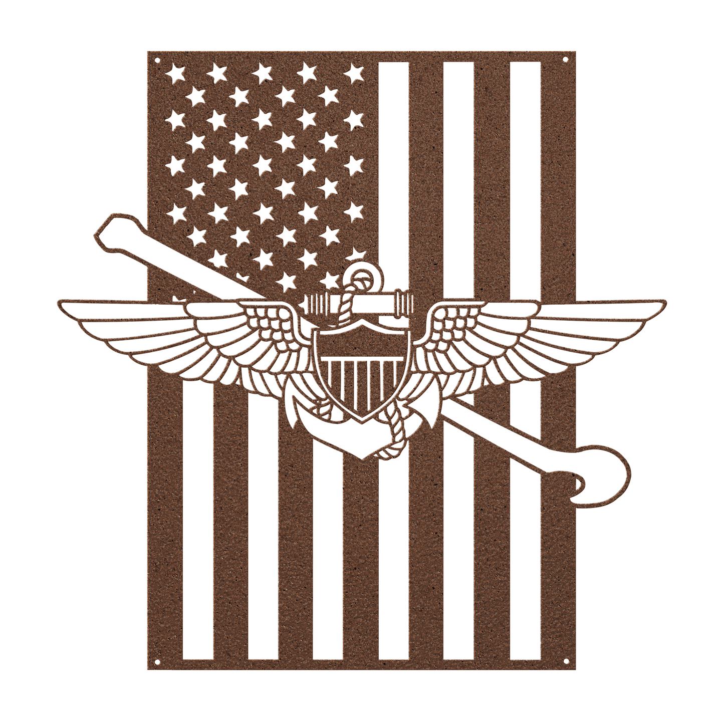 Naval Aviation Tailhook Wings | American Flag Tribute - MAIKERU STUDIO