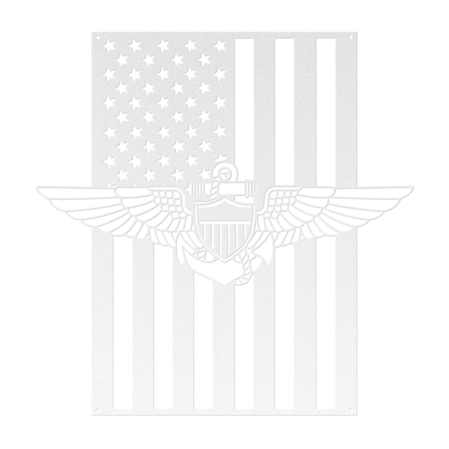 Naval Aviator Wings | American Flag Tribute - MAIKERU STUDIO