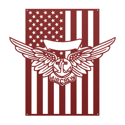 Naval Combat Aircrew wings | American Flag Tribute - MAIKERU STUDIO