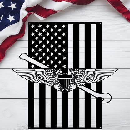 NFO Tailhook Wings | American Flag Tribute - MAIKERU STUDIO