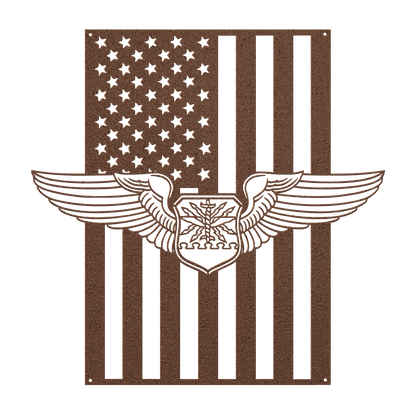 Navigator Wings | American Flag Tribute - MAIKERU STUDIO