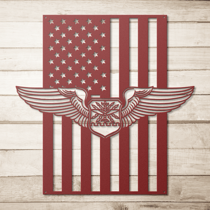 Navigator Wings | American Flag Tribute - MAIKERU STUDIO