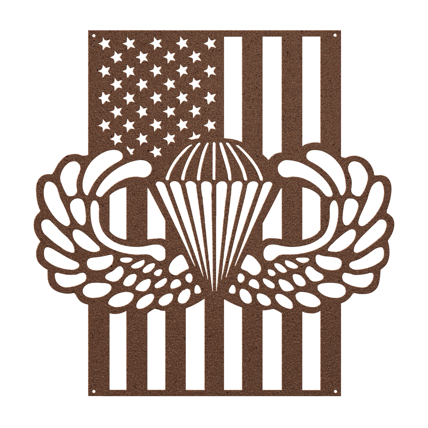 Paratrooper Jump Wings | Airborne Military Metal Wall Art - MAIKERU STUDIO