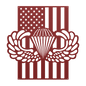 Paratrooper Jump Wings | Airborne Military Metal Wall Art - MAIKERU STUDIO