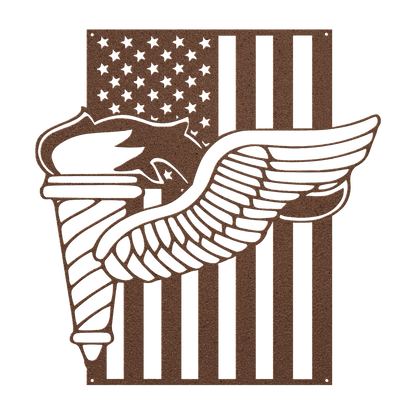 Pathfinder Badge Metal Wall Art | Elite Army Airborne - MAIKERU STUDIO