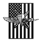 Recon Jack | American Flag Tribute Metal Wall Art - MAIKERU STUDIO
