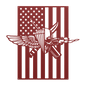 Recon Jack | American Flag Tribute Metal Wall Art - MAIKERU STUDIO