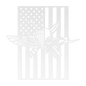Recon Jack | American Flag Tribute Metal Wall Art - MAIKERU STUDIO