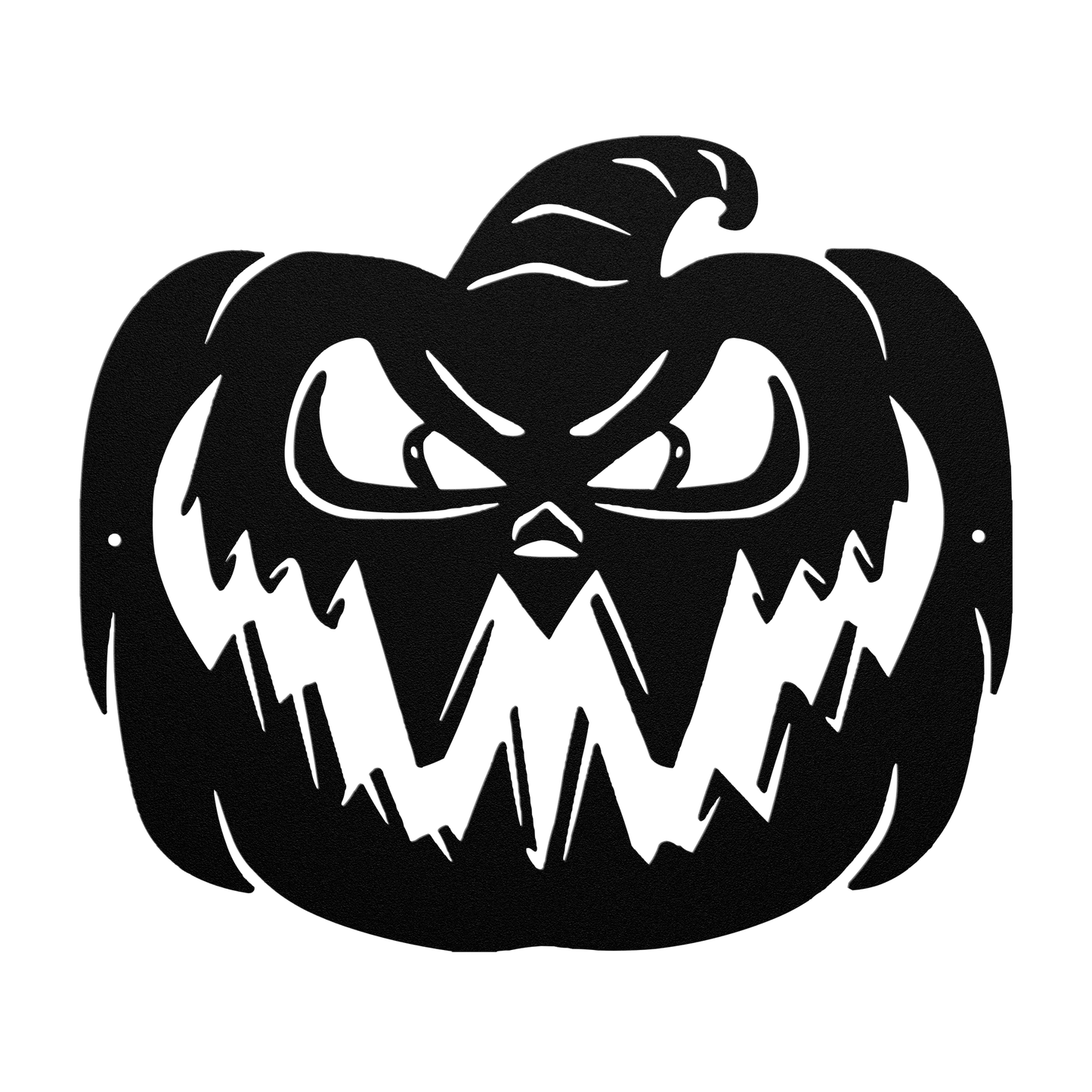 Scary Halloween Pumpkin Metal Wall Art - MAIKERU STUDIO