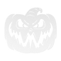 Scary Halloween Pumpkin Metal Wall Art - MAIKERU STUDIO
