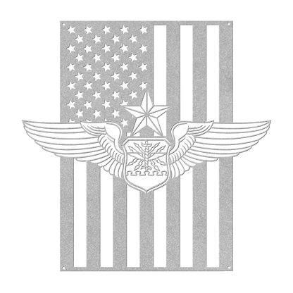 Senior Navigator Wings | American Flag Tribute - MAIKERU STUDIO