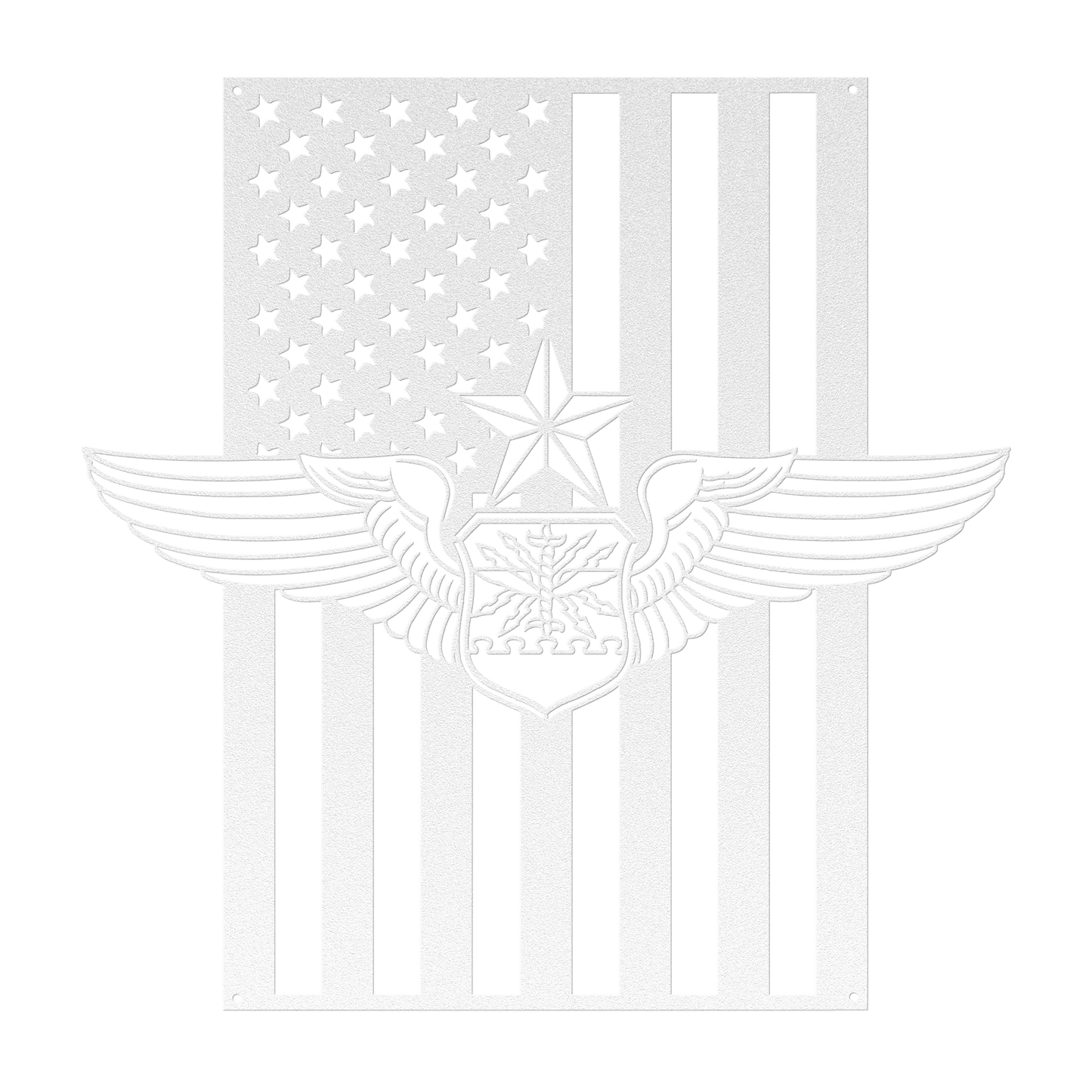 Senior Navigator Wings | American Flag Tribute - MAIKERU STUDIO