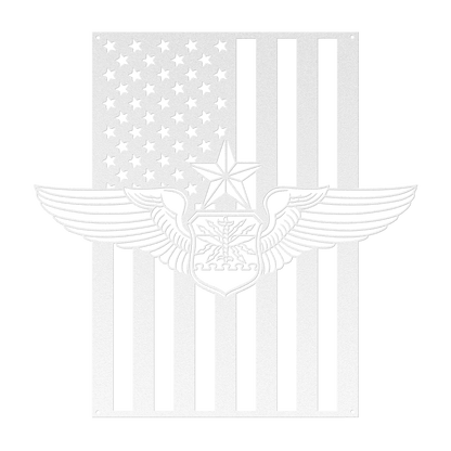 Senior Navigator Wings | American Flag Tribute - MAIKERU STUDIO