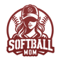 Softball Mom Metal Wall Art - MAIKERU STUDIO