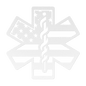 Star of Life Paramedic Metal Wall Art | EMS Tribute with American Flag - MAIKERU STUDIO