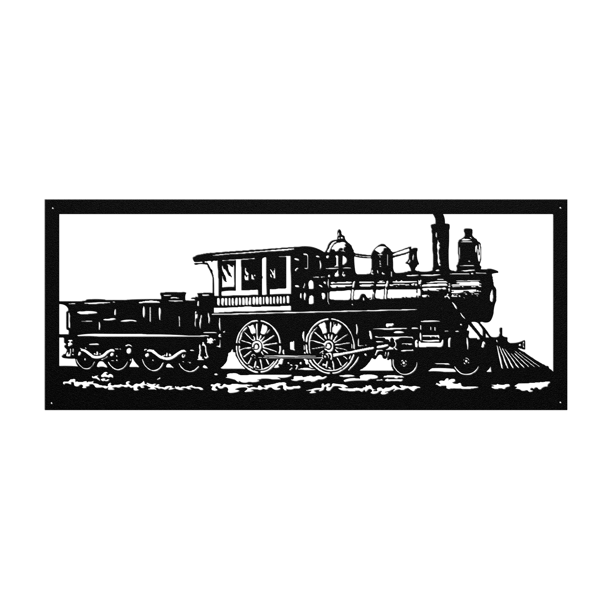Steam Train Metal Wall Art - MAIKERU STUDIO
