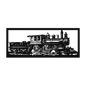 Steam Train Metal Wall Art - MAIKERU STUDIO