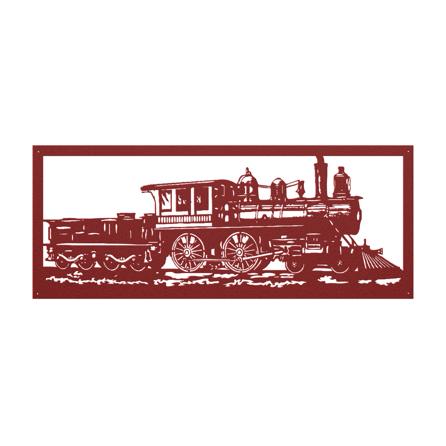 Steam Train Metal Wall Art - MAIKERU STUDIO