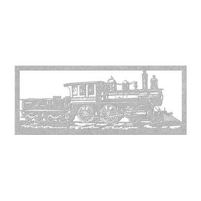 Steam Train Metal Wall Art - MAIKERU STUDIO