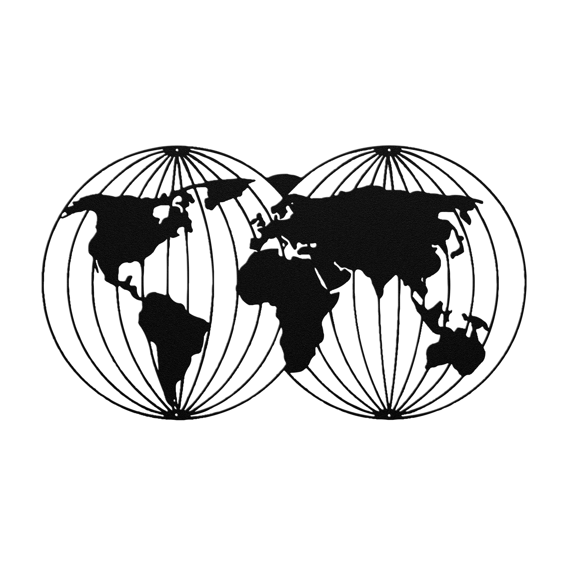 Two Worlds Metal Wall Art - MAIKERU STUDIO