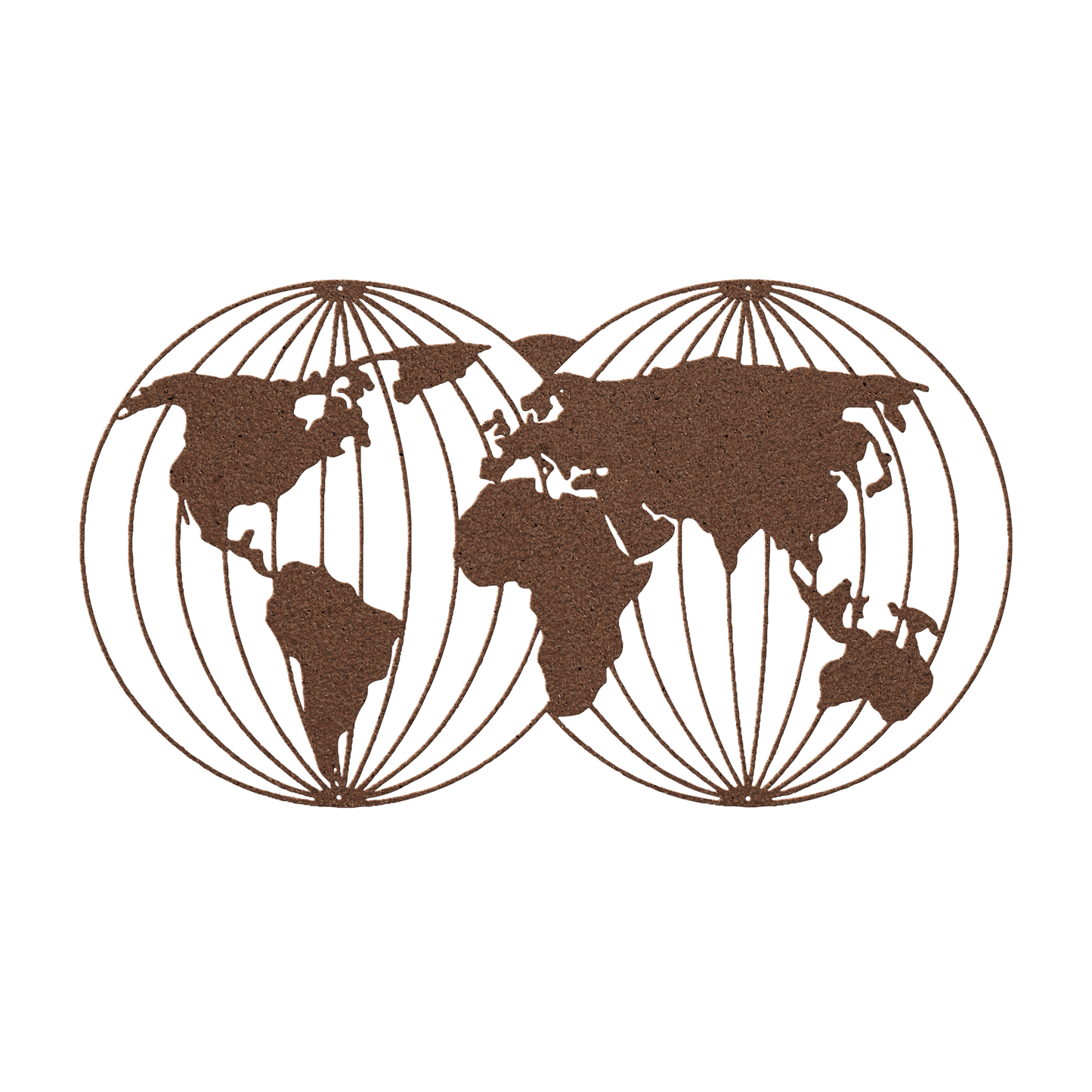 Two Worlds Metal Wall Art - MAIKERU STUDIO