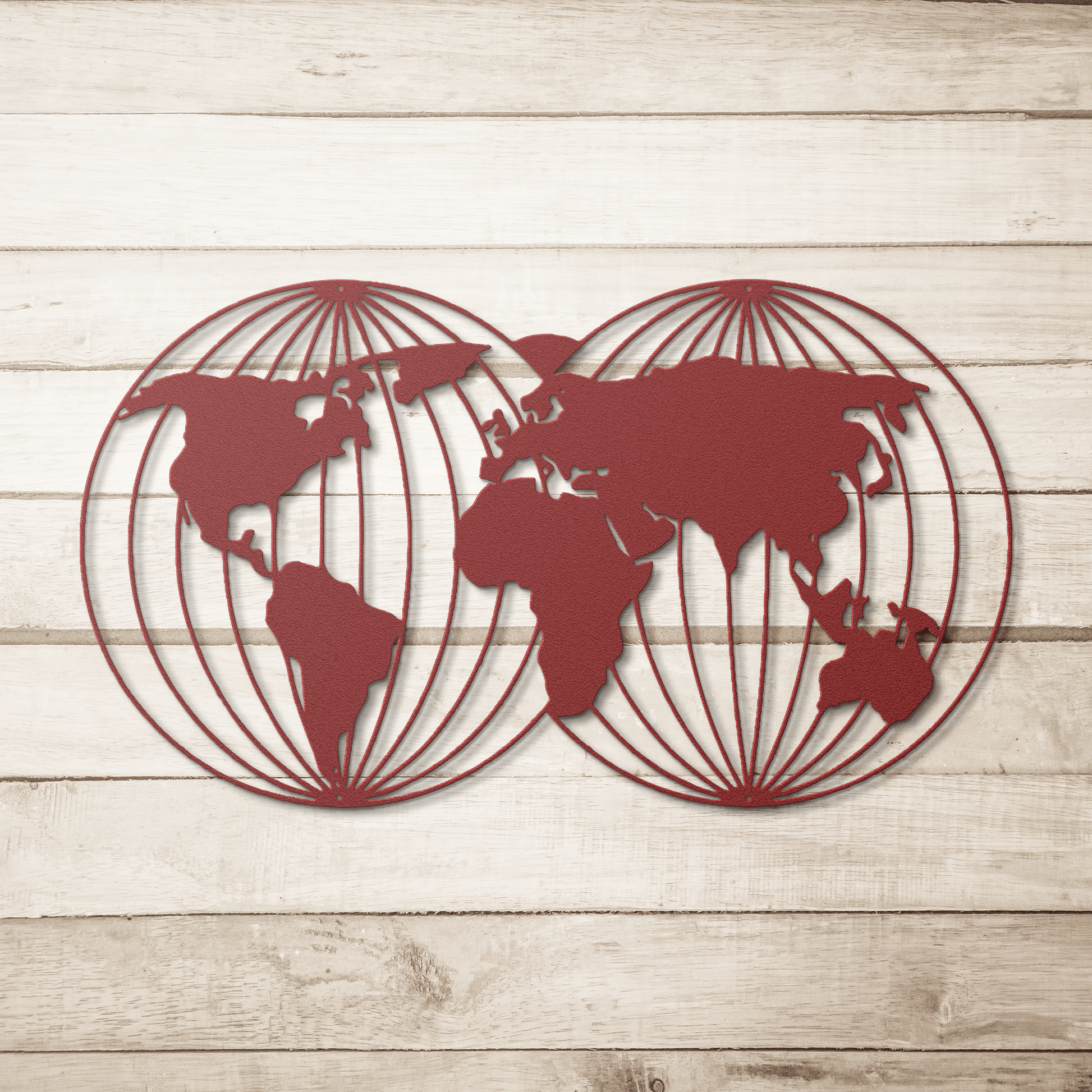Two Worlds Metal Wall Art - MAIKERU STUDIO