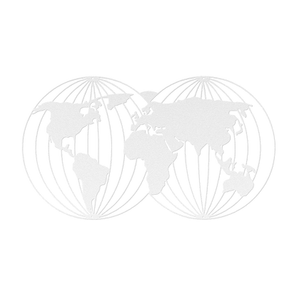 Two Worlds Metal Wall Art - MAIKERU STUDIO