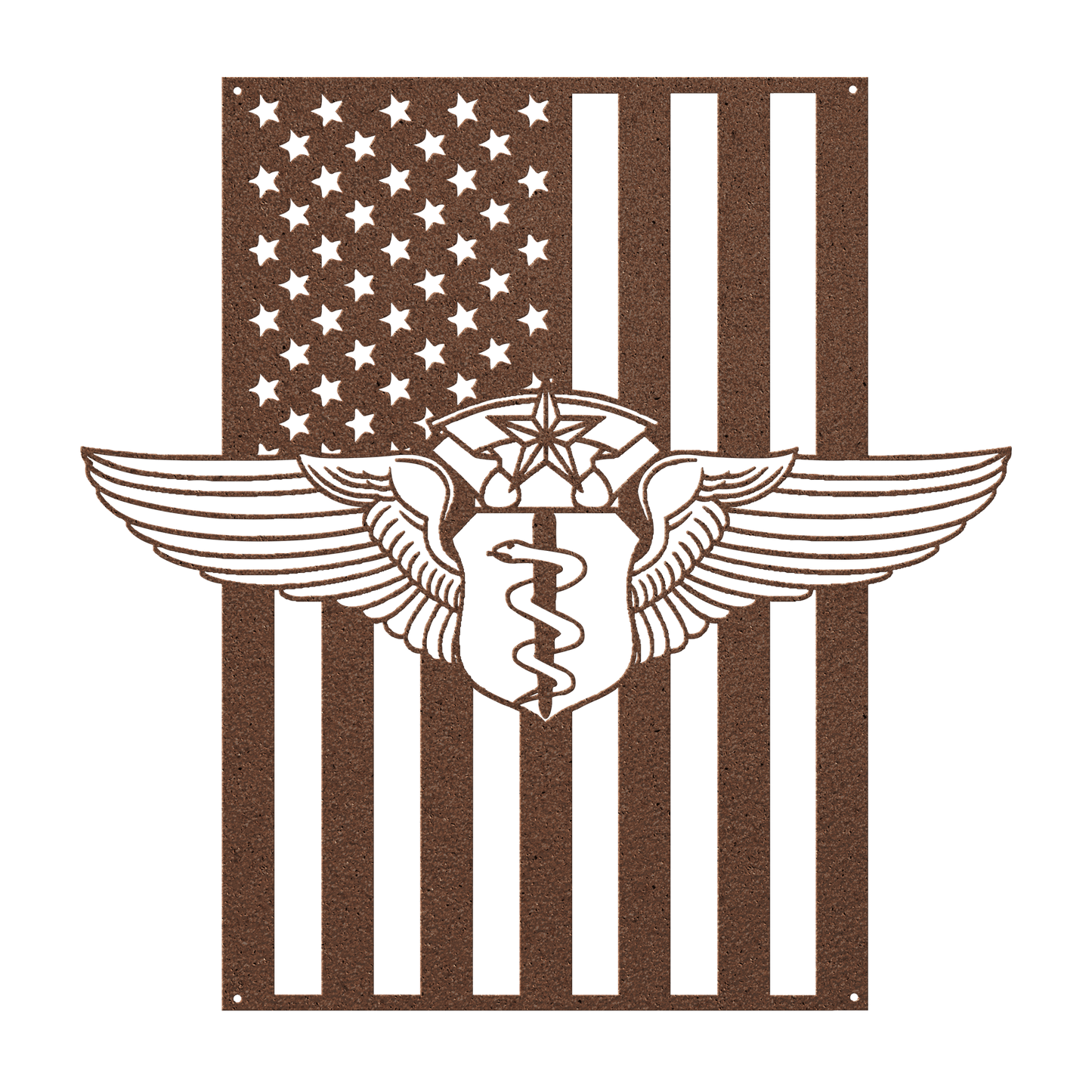 U.S. Air Force Chief Flight Surgeon Wings | American Flag Tribute - MAIKERU STUDIO
