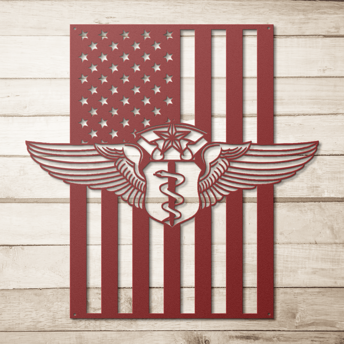 U.S. Air Force Chief Flight Surgeon Wings | American Flag Tribute - MAIKERU STUDIO