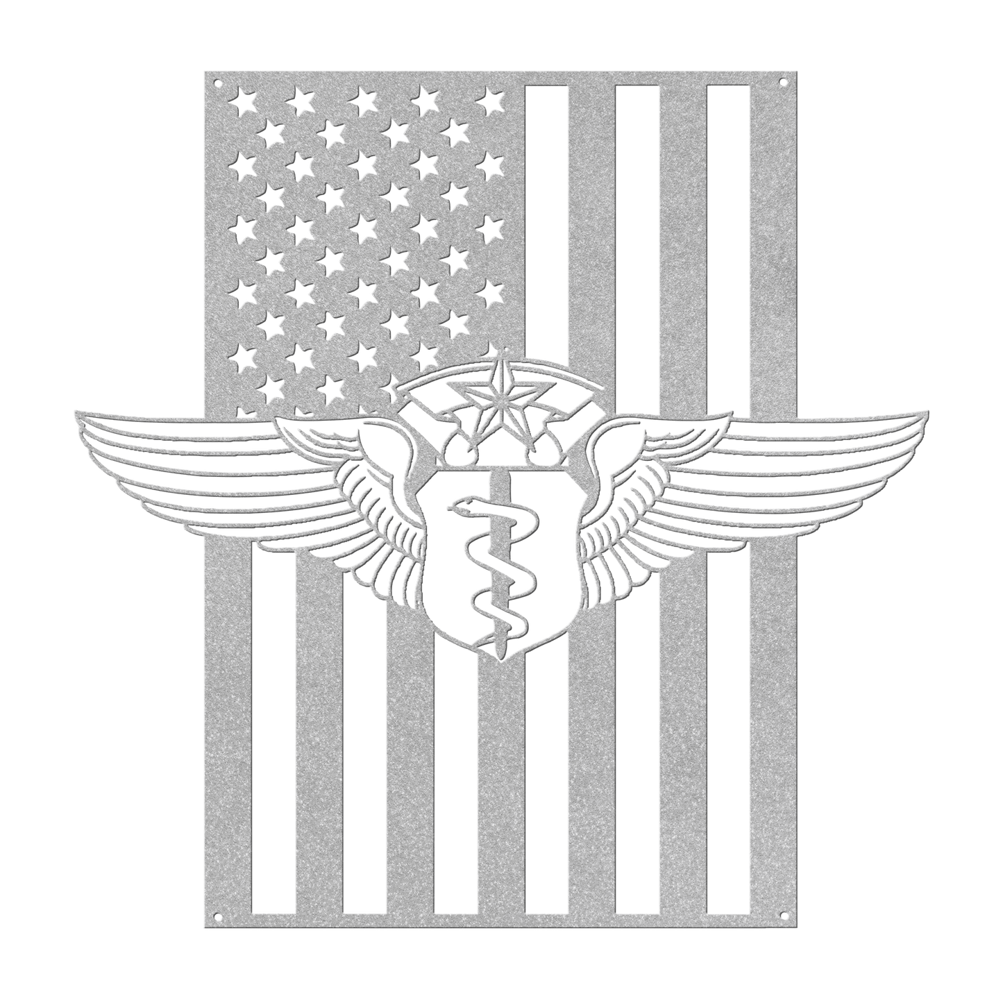U.S. Air Force Chief Flight Surgeon Wings | American Flag Tribute - MAIKERU STUDIO