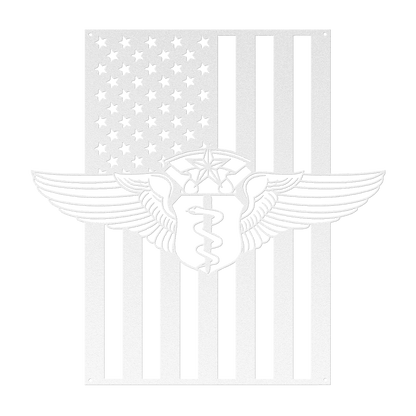 U.S. Air Force Chief Flight Surgeon Wings | American Flag Tribute - MAIKERU STUDIO