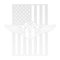 U.S. Air Force Chief Flight Surgeon Wings | American Flag Tribute - MAIKERU STUDIO