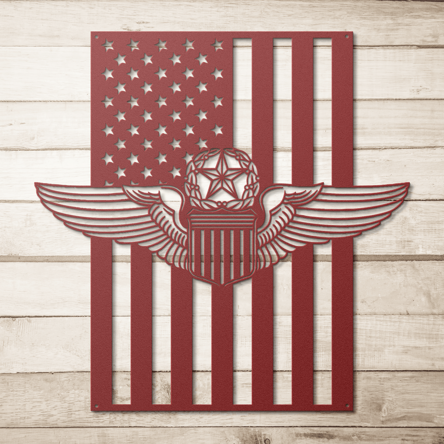 U.S. Air Force Master Pilot Wings | American Flag Tribute - MAIKERU STUDIO