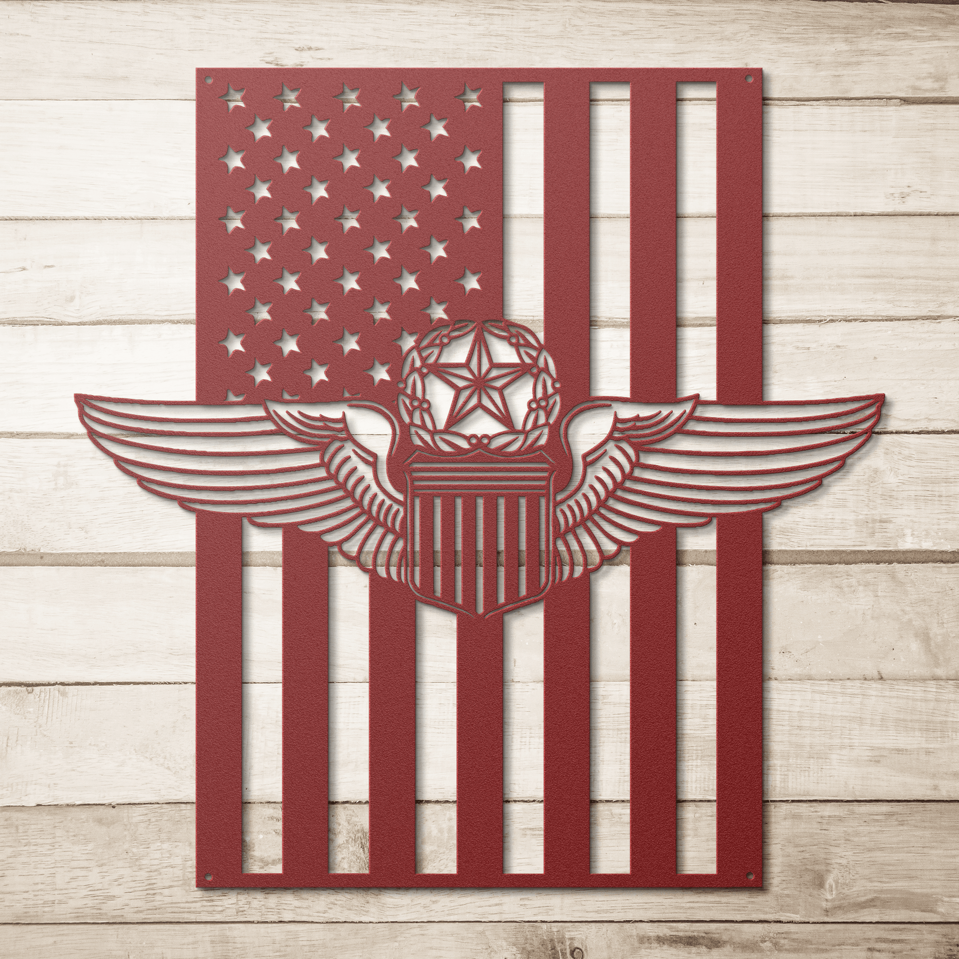 U.S. Air Force Master Pilot Wings | American Flag Tribute - MAIKERU STUDIO
