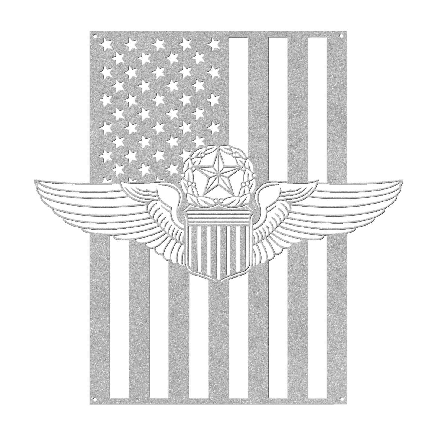 U.S. Air Force Master Pilot Wings | American Flag Tribute - MAIKERU STUDIO