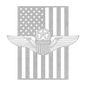 U.S. Air Force Master Pilot Wings | American Flag Tribute - MAIKERU STUDIO