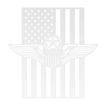 U.S. Air Force Master Pilot Wings | American Flag Tribute - MAIKERU STUDIO