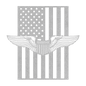 U.S. Air Force Pilot Wings | American Flag Tribute - MAIKERU STUDIO